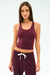 Splits59 Ella Airweight Tank in Dark Cherry/Valencia at Baseline Social