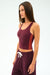 Splits59 Ella Airweight Tank in Dark Cherry/Valencia at Baseline Social