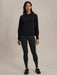 Varley Zosia Crew-Neck Sweat in Black at Baseline Social