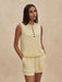 Varley Marla Button Placket Tank in Anise Flower at Baseline Social
