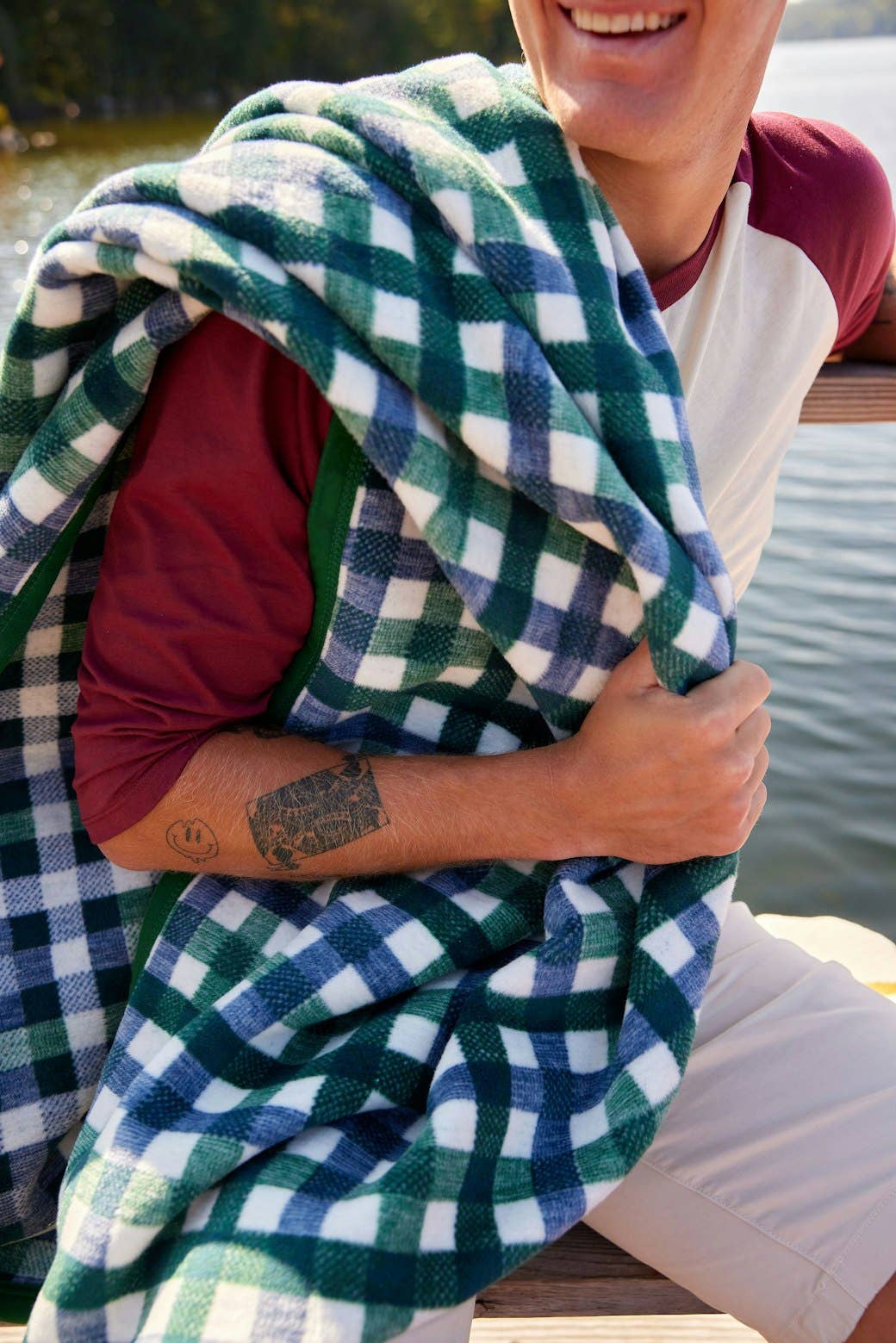 ChappyWrap's Pine Tree Plaid Blanket at Baseline Social