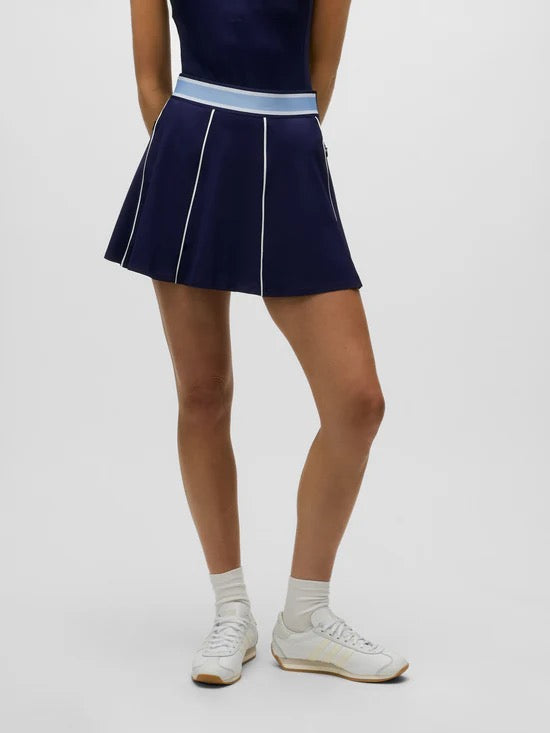 Phoenix Flare Skirt in Maltese Blue