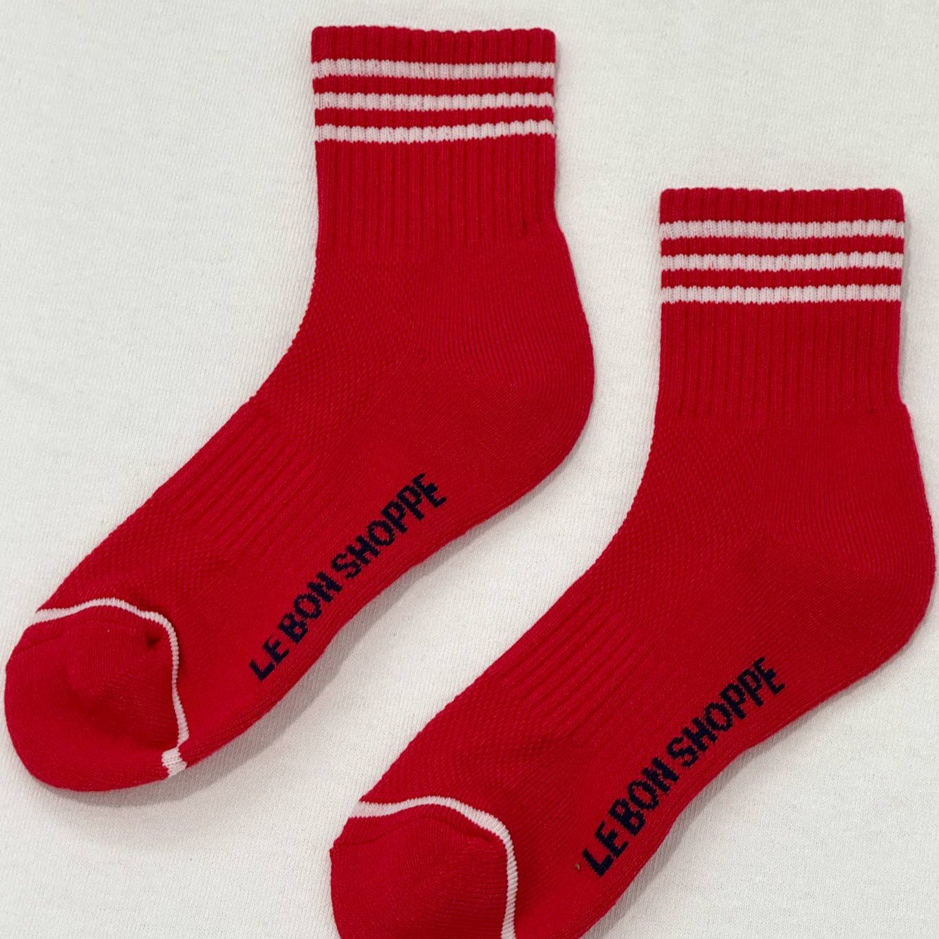 Le Bon Shoppe Girlfriend Socks in Scarlet