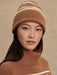 Varley Ronan Stitch Stripe Beanie at Baseline Social