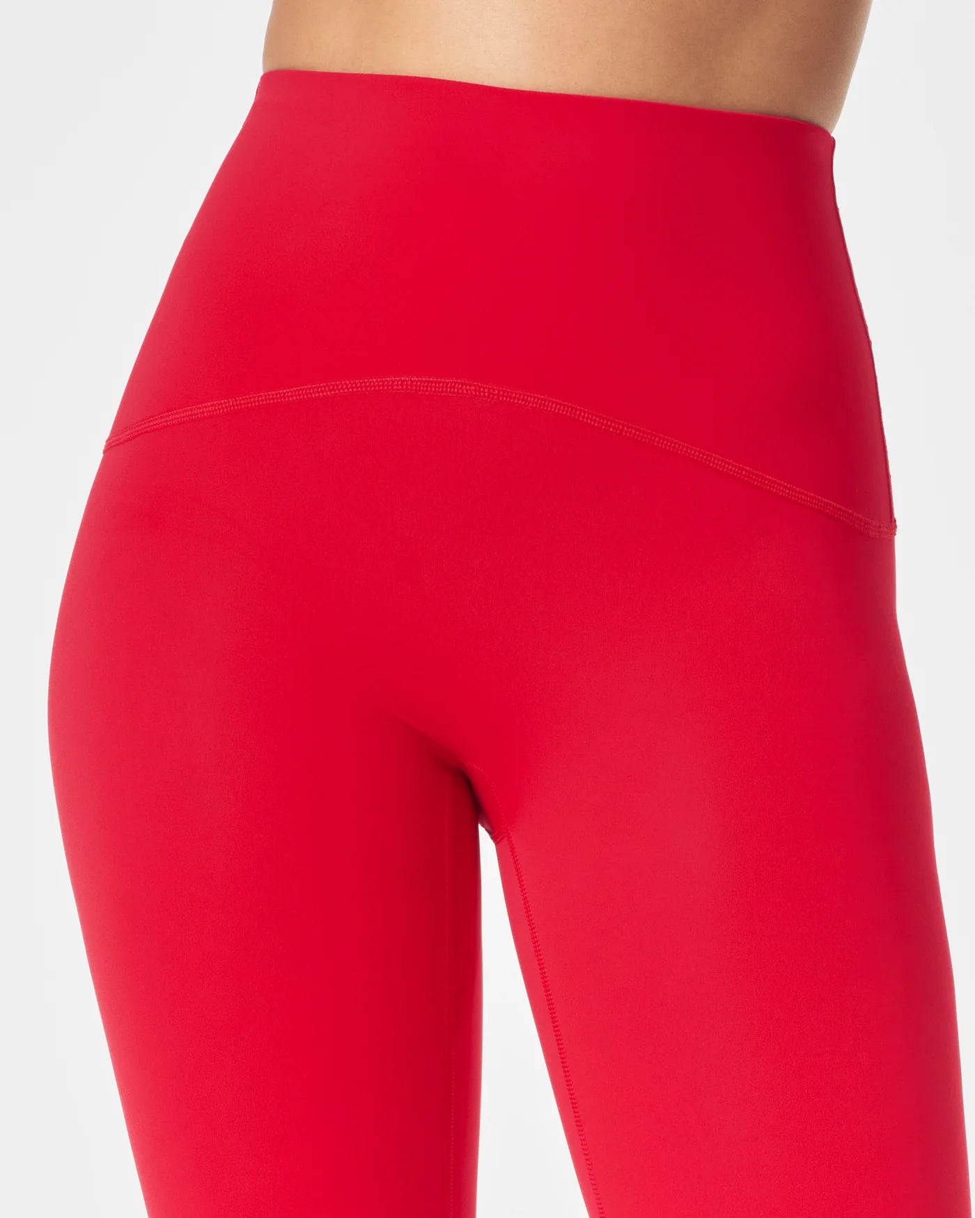SPANX Booty Boost 7/8 Leggings in Red at Baseline Social