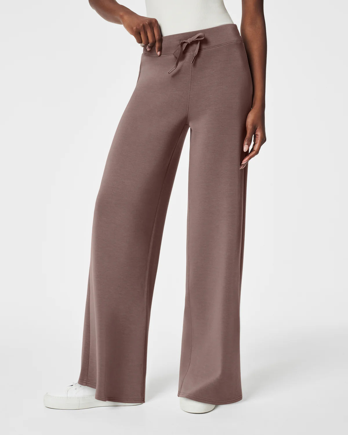 Spanx Wide Leg Pant in Smoke at Baseline Social