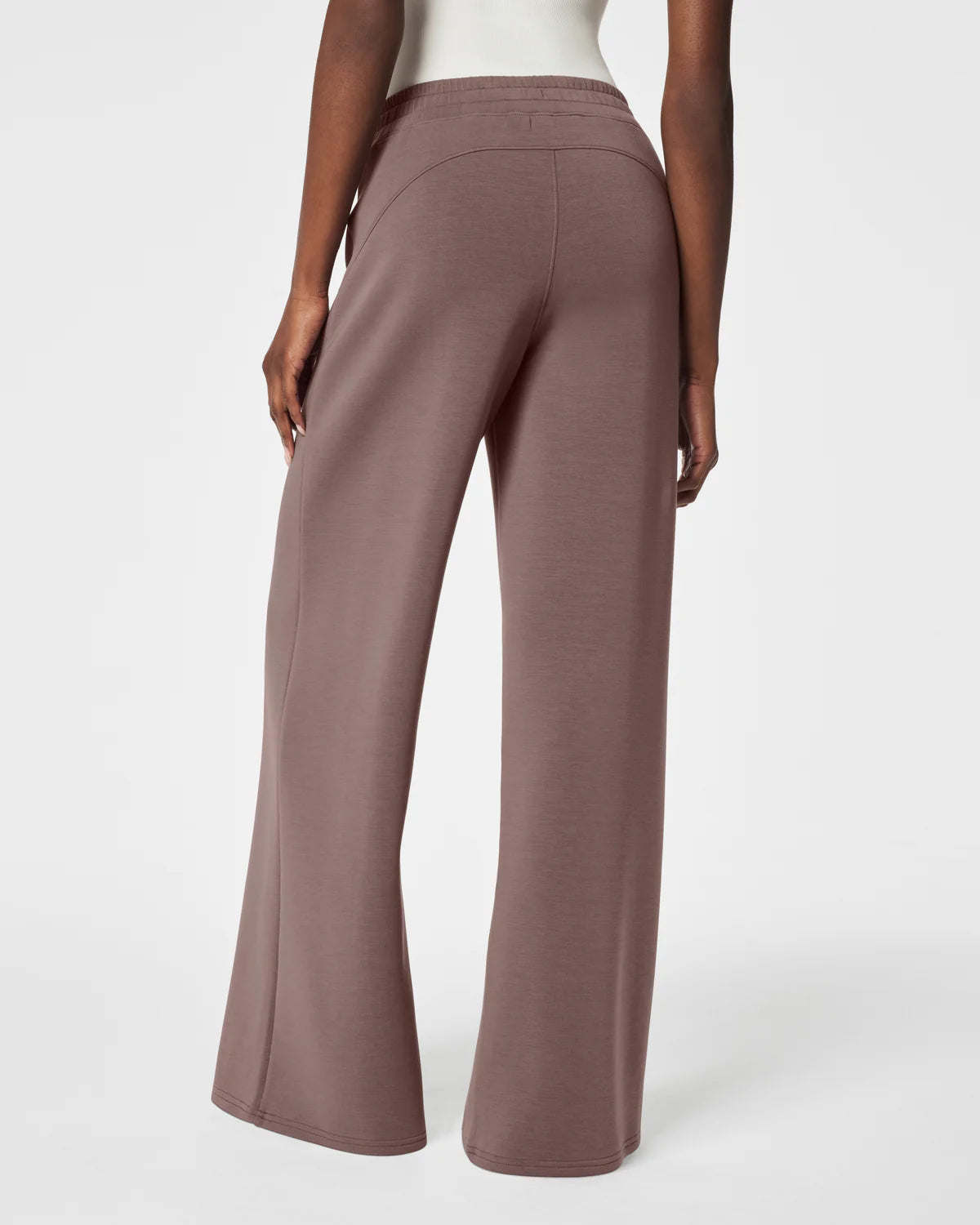 Spanx Wide Leg Pant in Smoke at Baseline Social