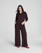 Spanx AirEssentials Wide Leg Pant in Truffle Brown at Baseline Social