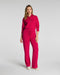 Spanx AirEssentials Half Zip in Fuchsia at Baseline Social