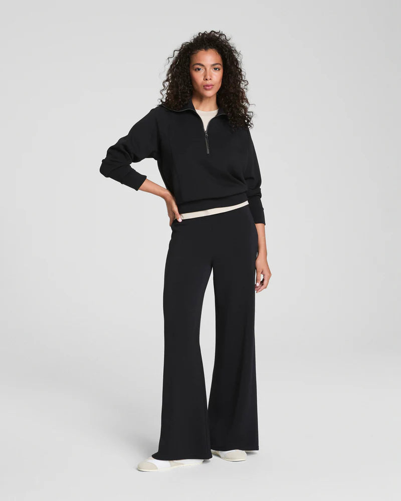Spanx Wide Leg Pant in Very Black at Baseline Social