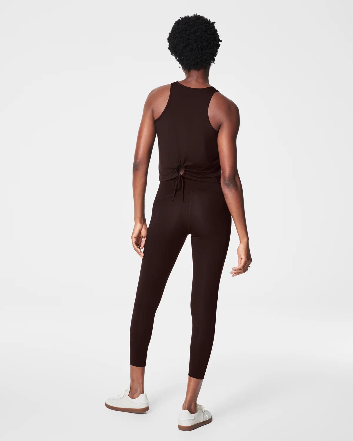 Spanx Butter Keyhole Tank in Truffle Brown at Baseline Social