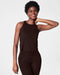Spanx Butter Keyhole Tank in Truffle Brown at Baseline Social