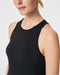 SPANX Butter Keyhole Tank in Very Black at Baseline Social