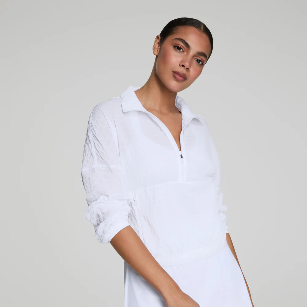 Active Run Jacket in White - Baseline Social