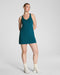 Get Moving V-Neck Dress in Emerald Bay - Baseline Social