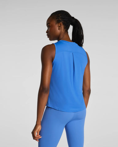 Activate High Neck Tank in Aster Blue - Baseline Social