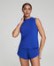SPANX Activate High Neck Tank in Cerulean Blue at Baseline Social