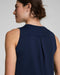 BoostUp High Neck Tank in Timeless Navy - Baseline Social