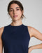 BoostUp High Neck Tank in Timeless Navy - Baseline Social