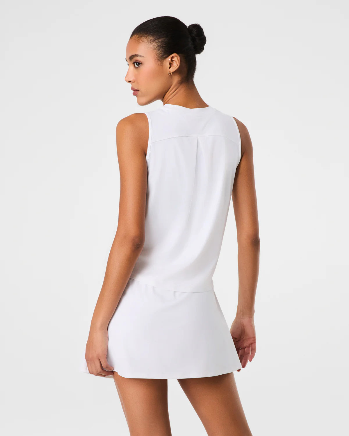 Activate High Neck Tank in White - Baseline Social