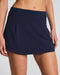 SPANX BoostUp Pleated Skort, 14" in Timeless Navy at Baseline Social