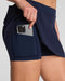 SPANX BoostUp Pleated Skort, 14" in Timeless Navy at Baseline Social