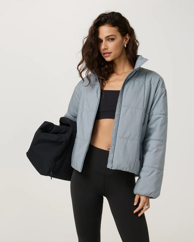 Canyon Insulated Sporty Jacket in Raindrop - Baseline Social