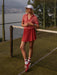 Varley Davina High-Rise Skort 15" in Baked Apple at Baseline Social
