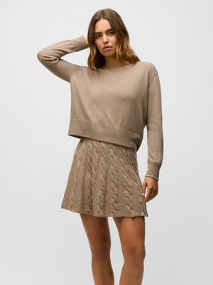 Koko Crew Sweater in Clay Heather - Baseline Social