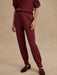 Varley Slim Cuff Pant 27.5" in New Maroon at Baseline Social
