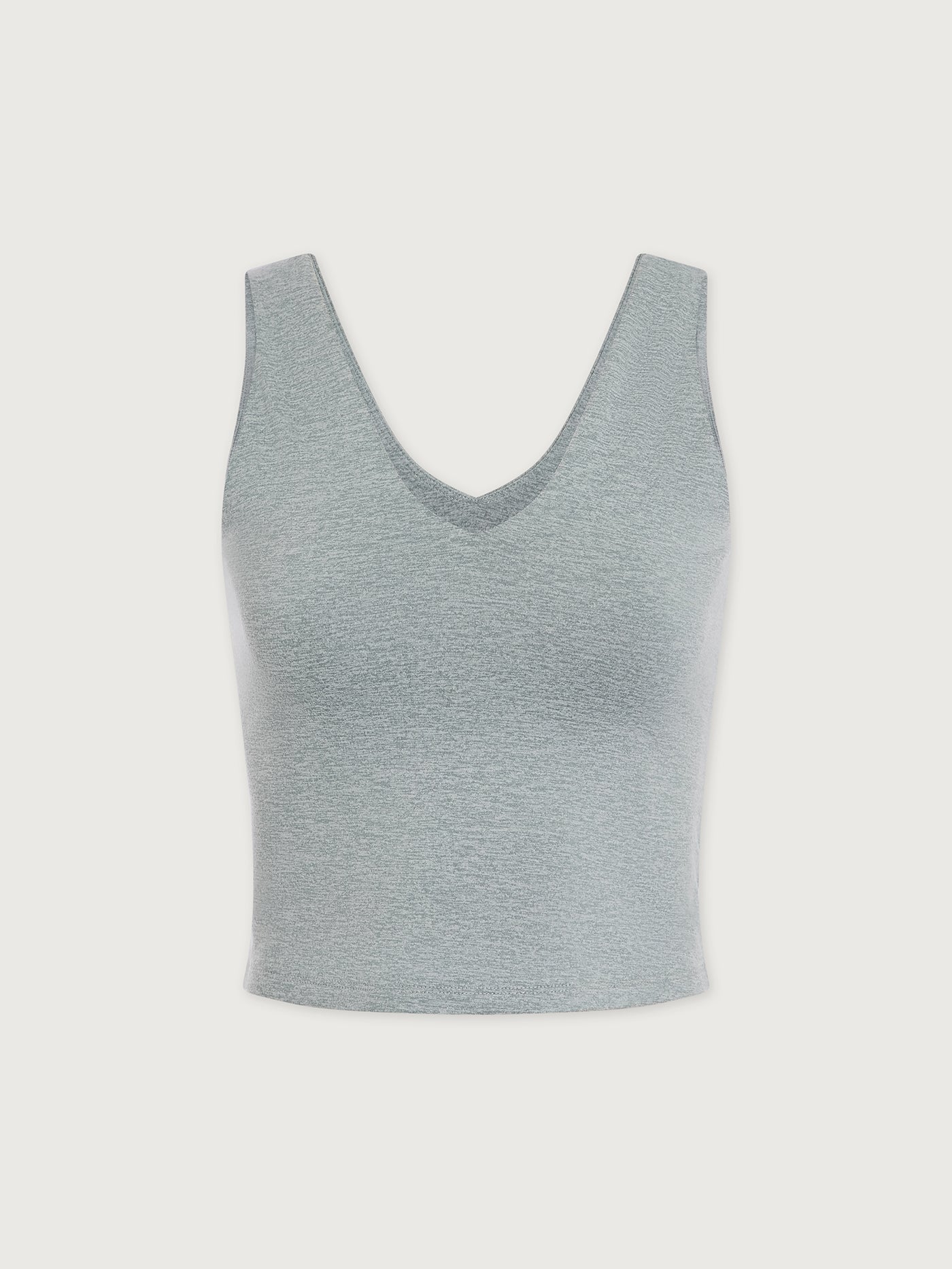 Ruby Cropped Tank in Blue Green Marl