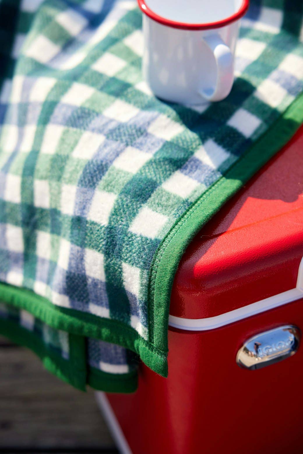 ChappyWrap's Pine Tree Plaid Blanket at Baseline Social