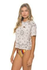 Bandana Boyfriend Tee in White