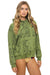 Aviator Nation Bandana Relaxed Pullover Hoodie in Jungle Green at Baseline Social