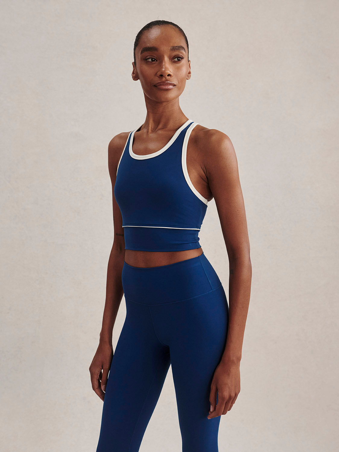 Varley Always High-Rise Legging 25" in Sea Blue at Baseline Social