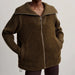 Varley Ardley Zip Through Knit Jacket in Dark Olive