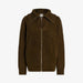 Varley Ardley Zip Through Knit Jacket in Dark Olive