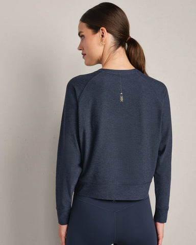 Atmosphere Pullover in Navy Heather - Baseline Social