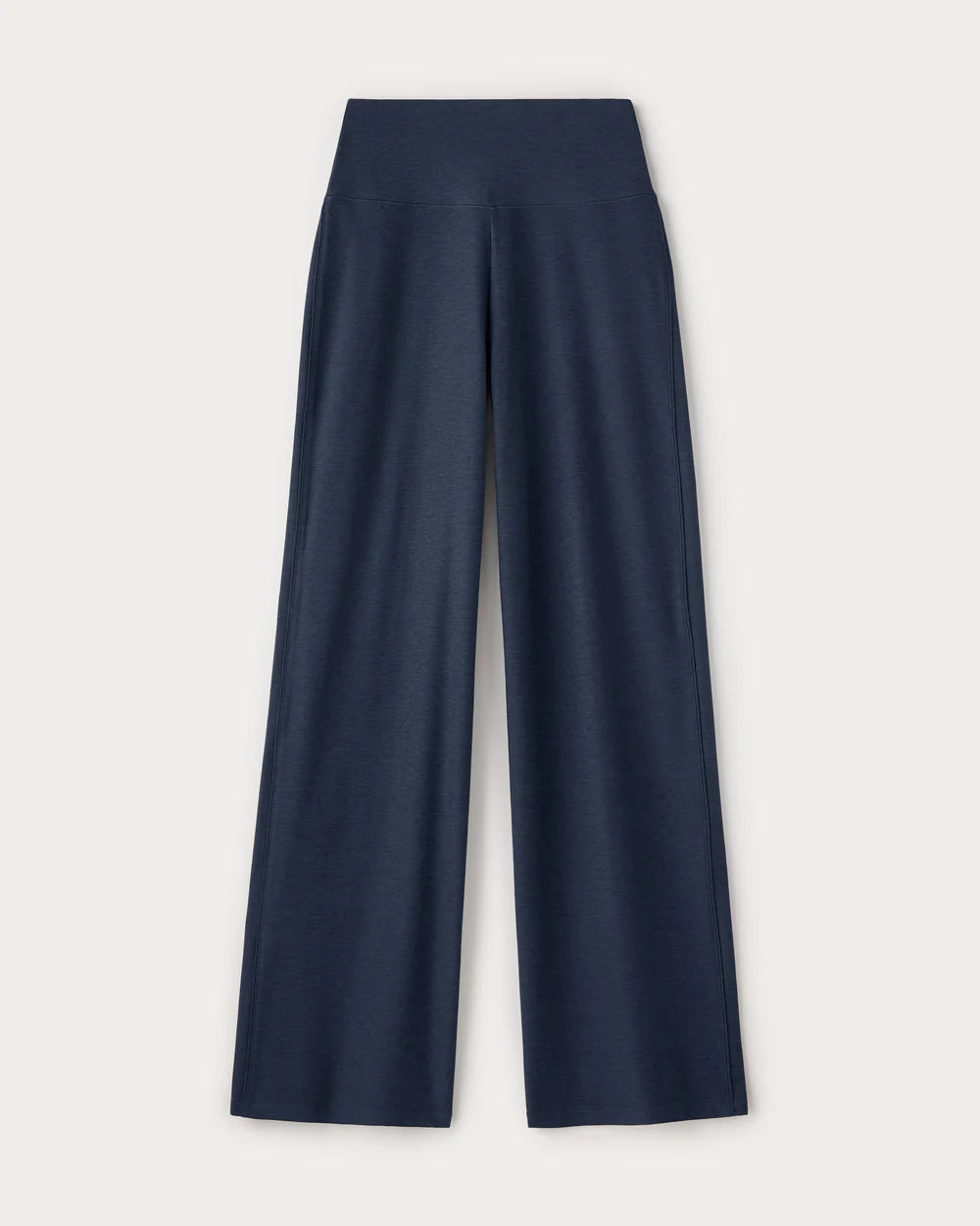 Rhone Atmosphere Wide Leg Pant in Navy Heather at Baseline Social