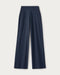 Rhone Atmosphere Wide Leg Pant in Navy Heather at Baseline Social