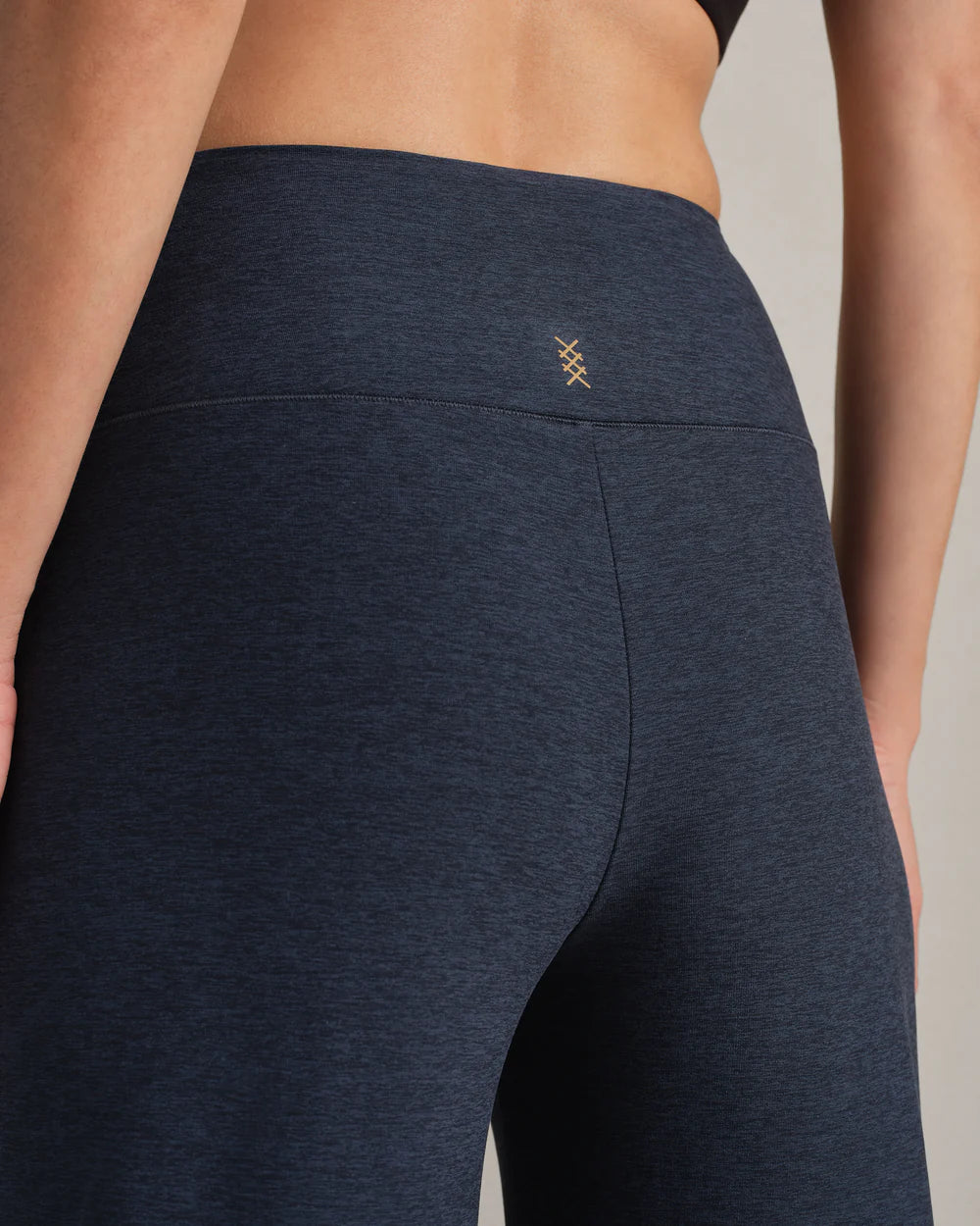 Rhone Atmosphere Wide Leg Pant in Navy Heather at Baseline Social