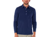 Criquet brrr° Long Sleeve Range Polo in Navy at Baseline Social