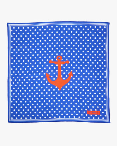 Clare V. Bandana in Cobalt Nautique at Baseline Social