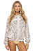 Aviator Nation Bandana Relaxed Pullover Hoodie in Vintage White