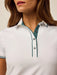 Greyson Scarlett Luxe Short Sleeve Polo in Arctic at Baseline Social