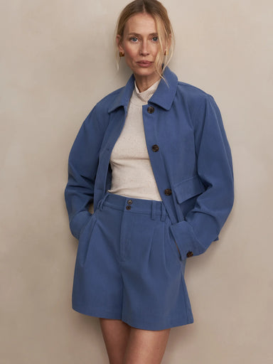 Varley Carlotta Jacket in Bijou Blue at Baseline Social