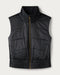 Rhone Chalet Quilted Vest in Pure Black at Baseline Social