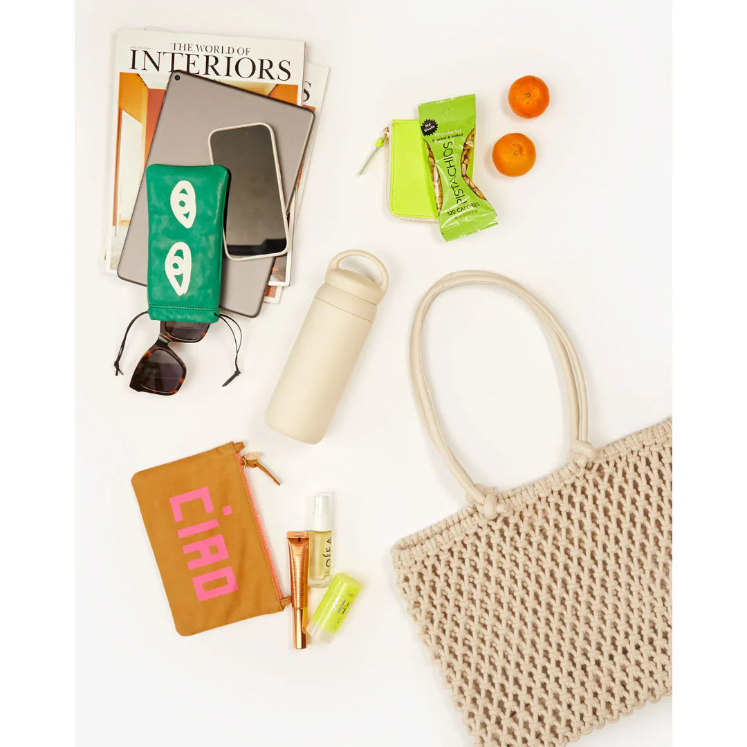 Clare V. Sandy Tote in Blush at Baseline Social