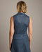 Rhone Course to Court Sleeveless Polo in Navy Blue Links at Baseline Social