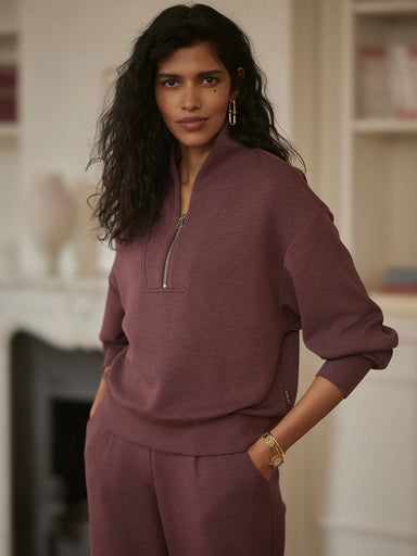 Varley Davidson Sweatshirt in Sassafras Marl at Baseline Social